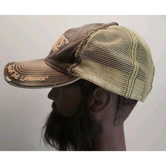 Primos Hunting - Speak the Language - Destressed Look Snapback Trucker Hat - Picture 7 of 13